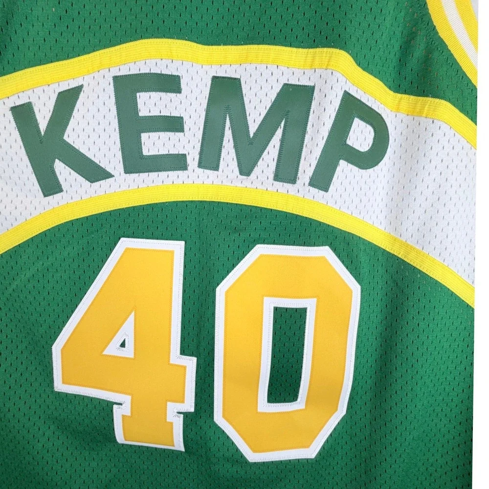 Adidas Shawn Kemp 40 Seattle SuperSonics Hardwood Classics Jersey XL +2 NWT